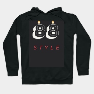 88 T-Shirt Style Hoodie